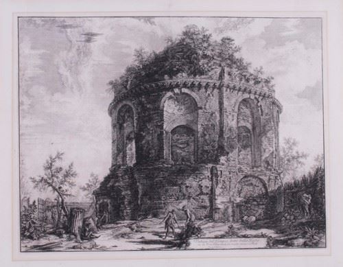 Giovan Battista Piranesi - Veduta del Tempio, Detto della Tosse