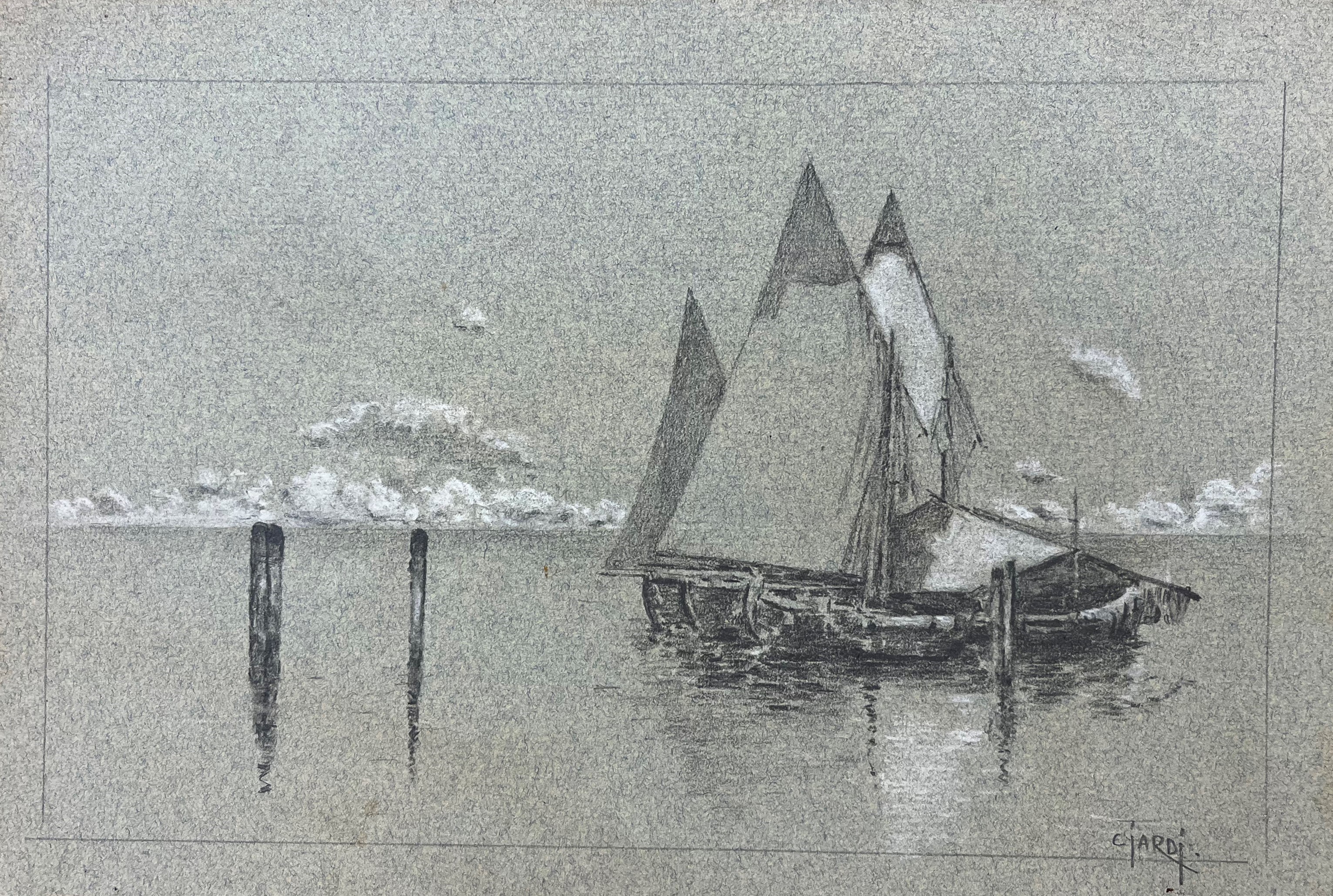 Guglielmo Ciardi - Sei Disegni a Soggetto «laguna»
