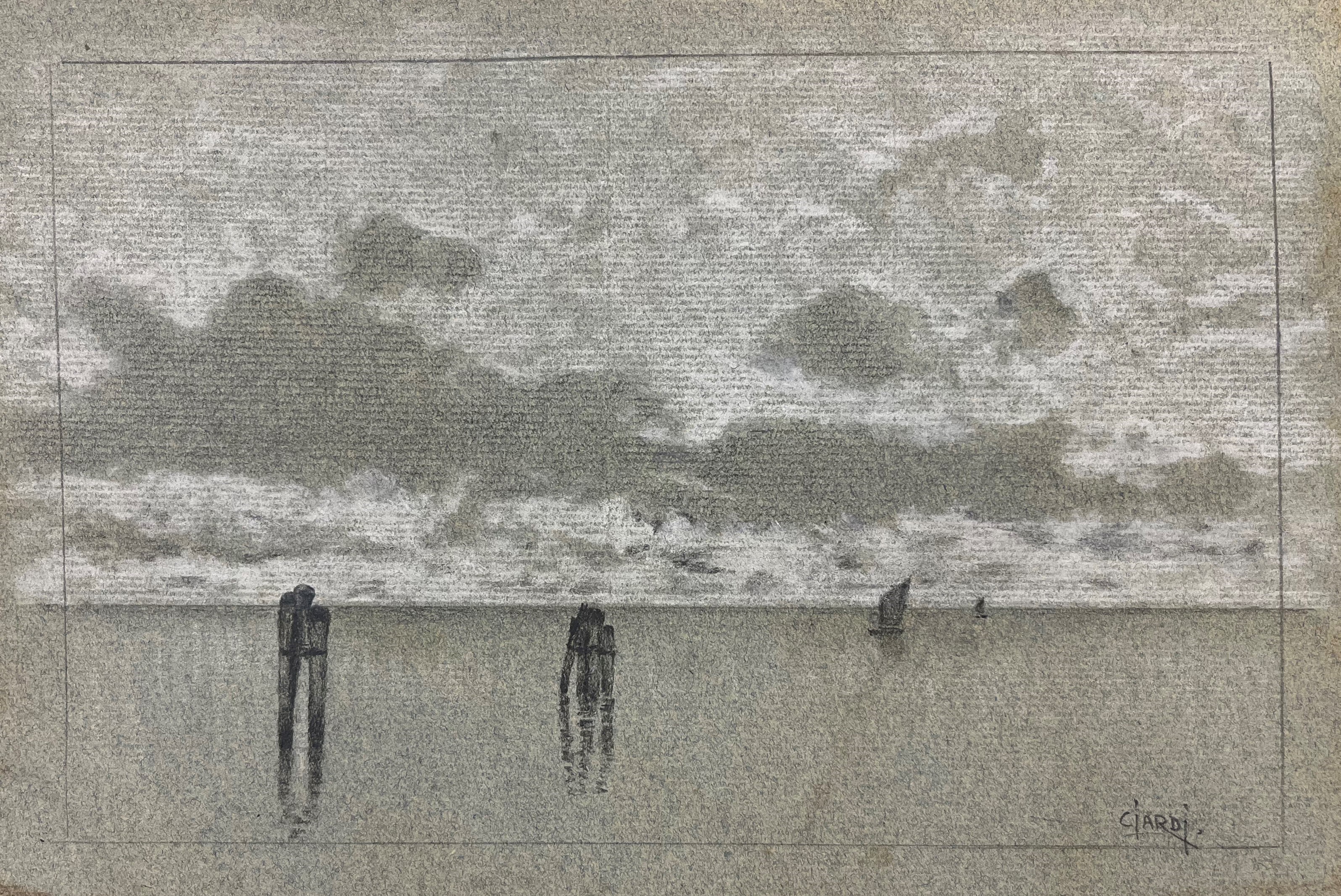 Guglielmo Ciardi - Sei Disegni a Soggetto «laguna»