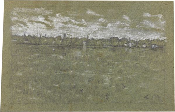 Guglielmo Ciardi - Sei disegni a soggetto «Montagne»