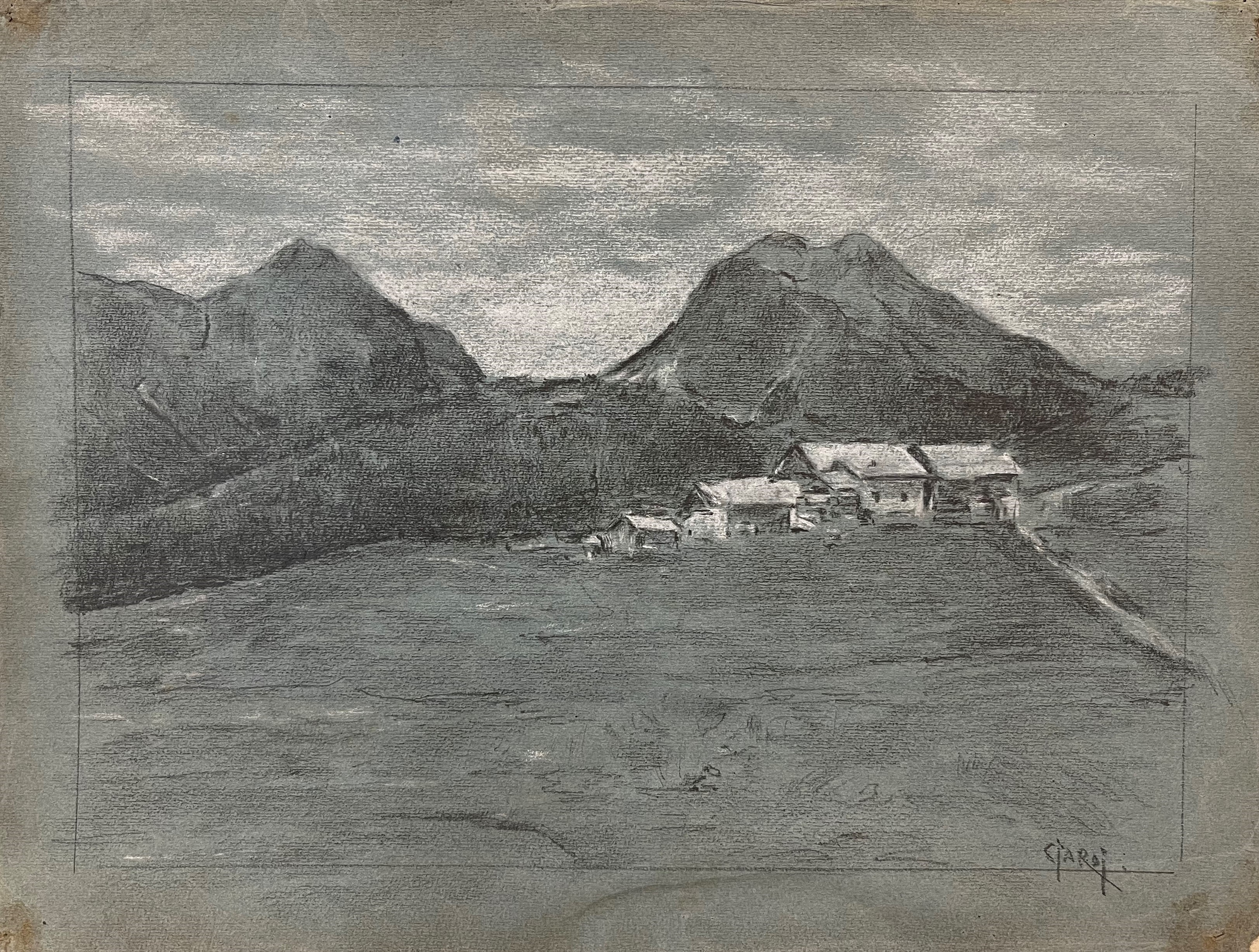 Guglielmo Ciardi - Sei Disegni a Soggetto «montagne»