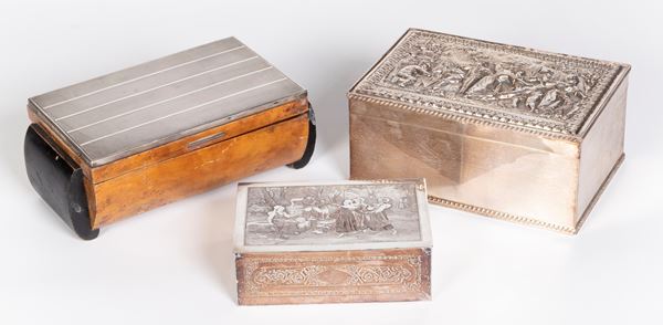 Tre scatole  - Auction PARADE IV - L'Arte della Tavola - Casa d'aste Farsettiarte