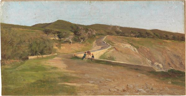 Adolfo Tommasi - Figure sul muretto
