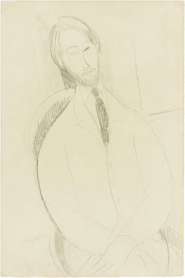 Amedeo Modigliani - Ritratto di Léopold Zborowski
