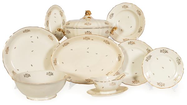Servizio da tavola in ceramica Laveno  - Auction The Art of the Table - Casa d'aste Farsettiarte
