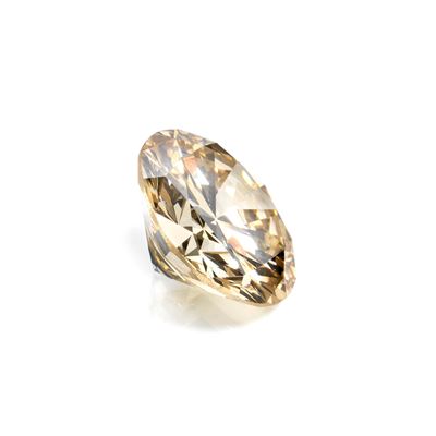 Diamante Naturale Fancy Light Brown Taglio Brillante