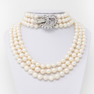 Collana di Perle Coltivate