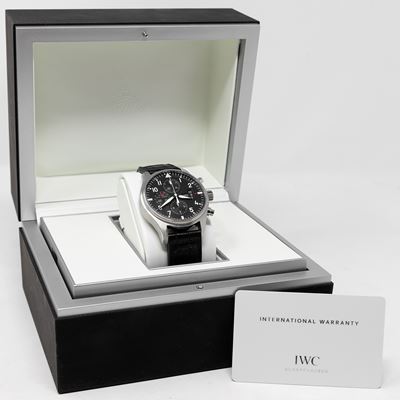 Iwc Pilot's Watch Chronograph Automatic Black Dial Orologio da Polso Ref. Iw377701