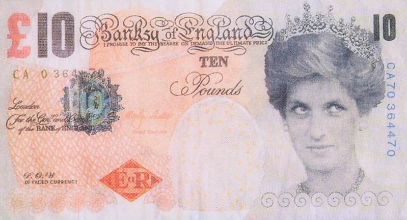 DI-faced Tenners (banksy Of England)