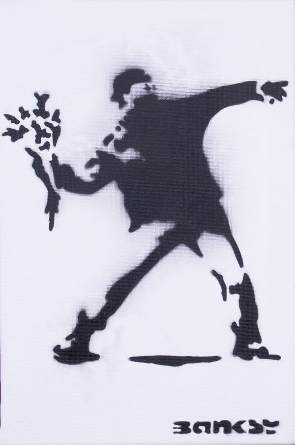 Banksy - Love is in the Air