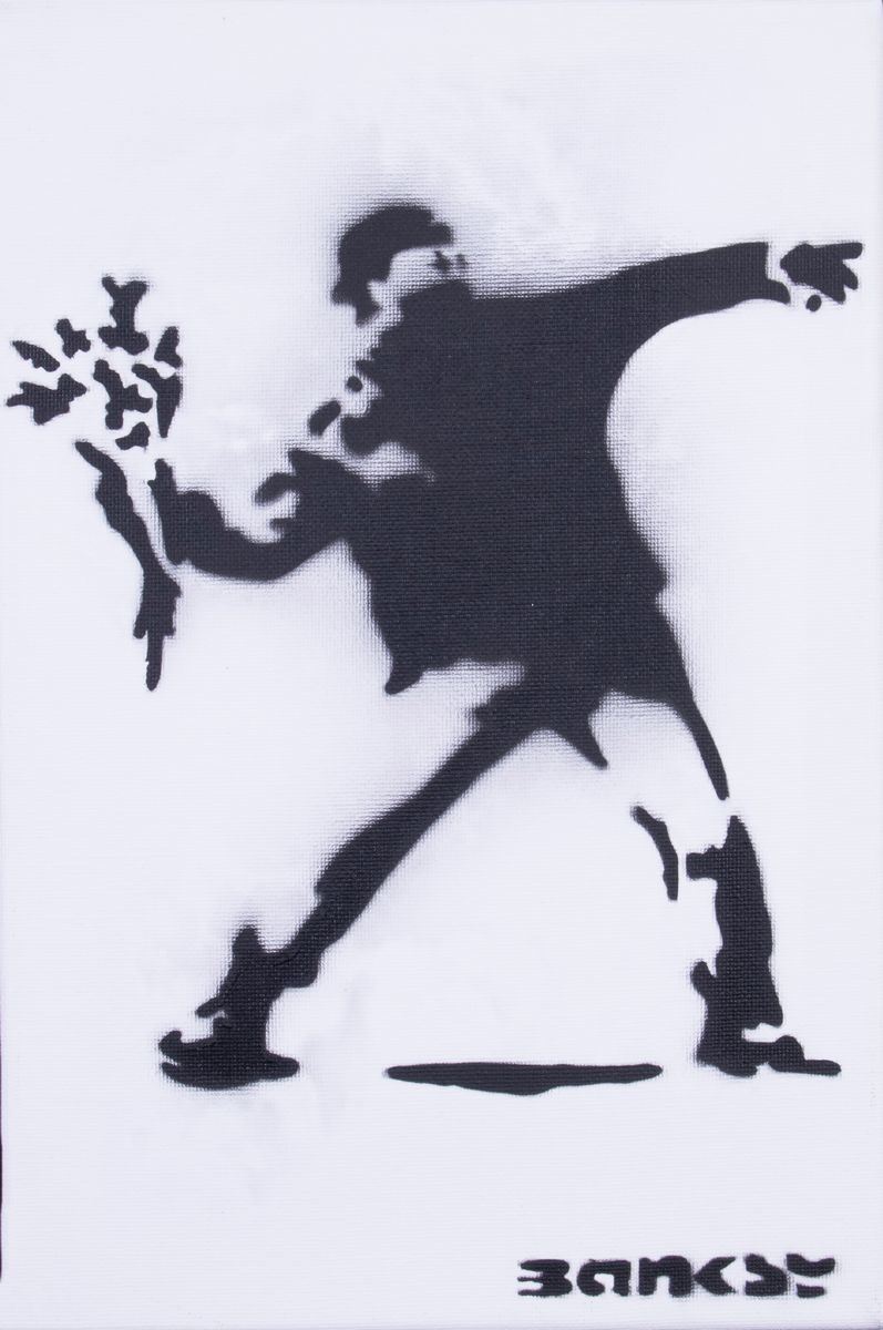 Banksy - Love Is in The Air
