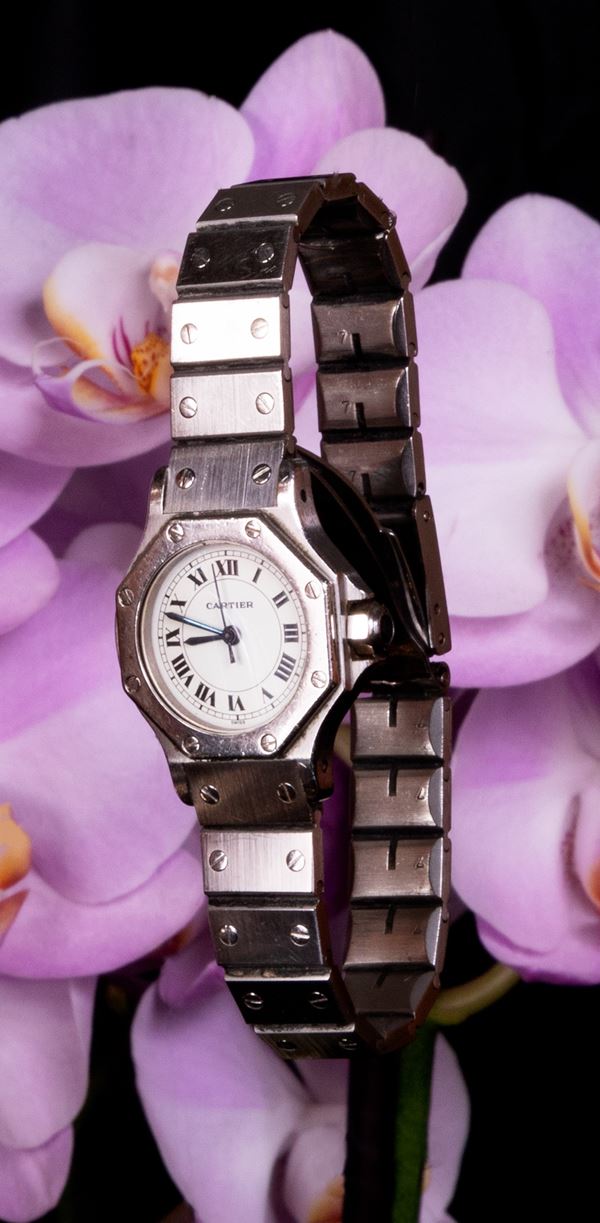 Cartier Santos orologio da polso, anni Settanta-Ottanta