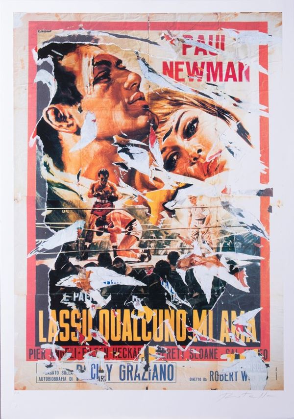 Mimmo Rotella - «Lassù qualcuno mi ama» e «Pugno proibito»