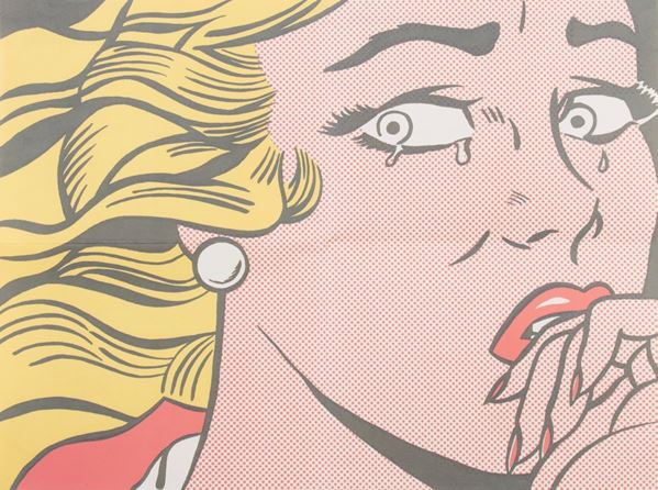 Roy Lichtenstein - Crying Girl (mailer)
