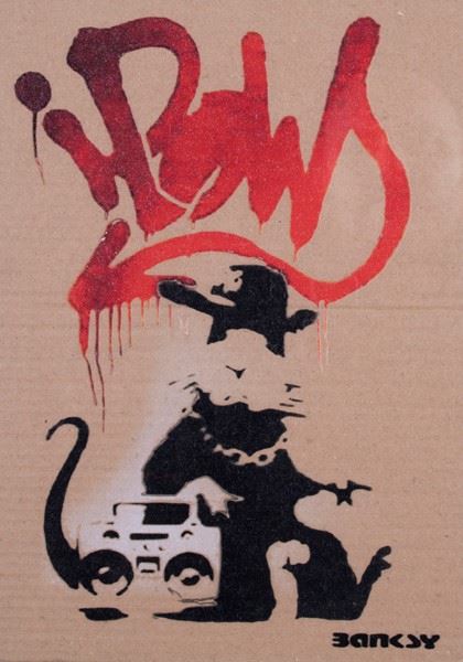 Banksy - Gangsta Rat