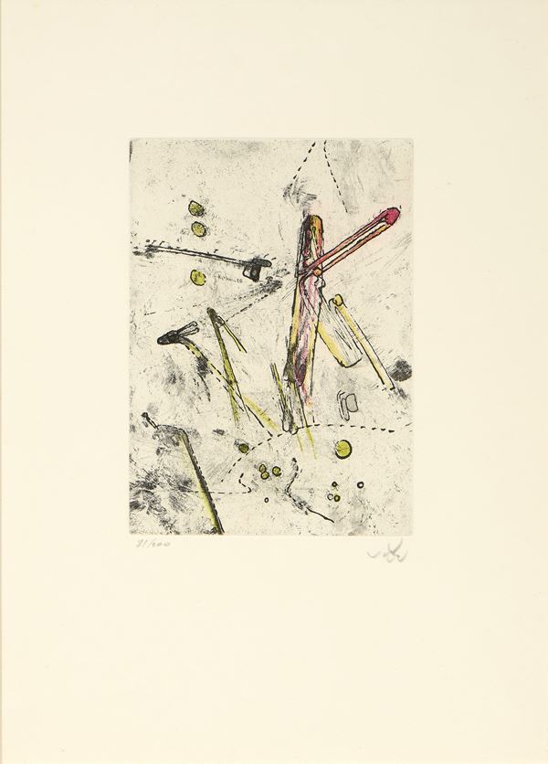 Roberto Sebastian Matta - Due grafiche «Droites libérées»