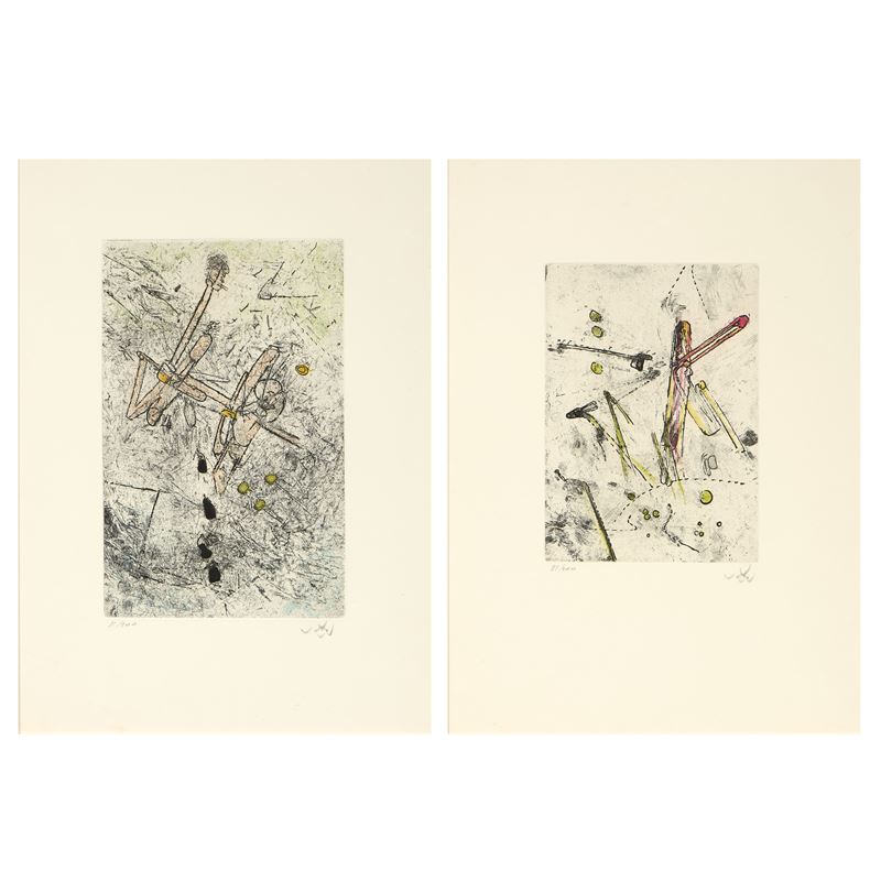 Due grafiche «Droites libérées»