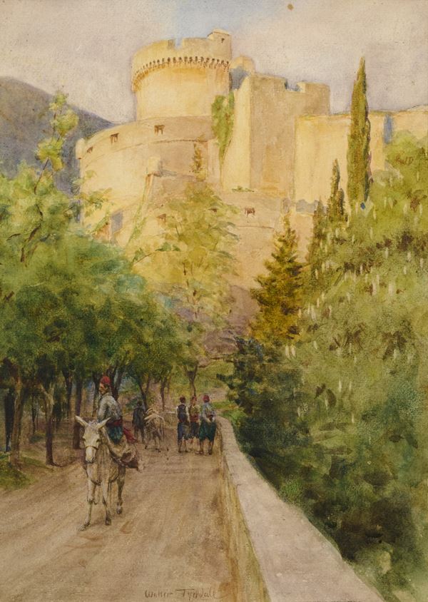 Walter Tyndale - Paesaggio con castello
