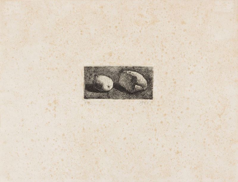 Giorgio Morandi - Natura Morta con Pane e Limone