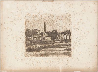 Paesaggio con la Ciminiera (sobborghi di Bologna)