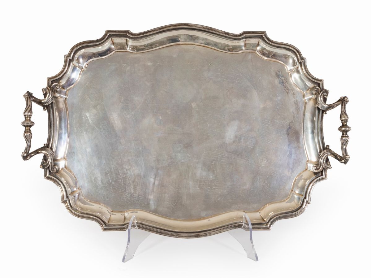 Vassoio Rettangolare in Argento