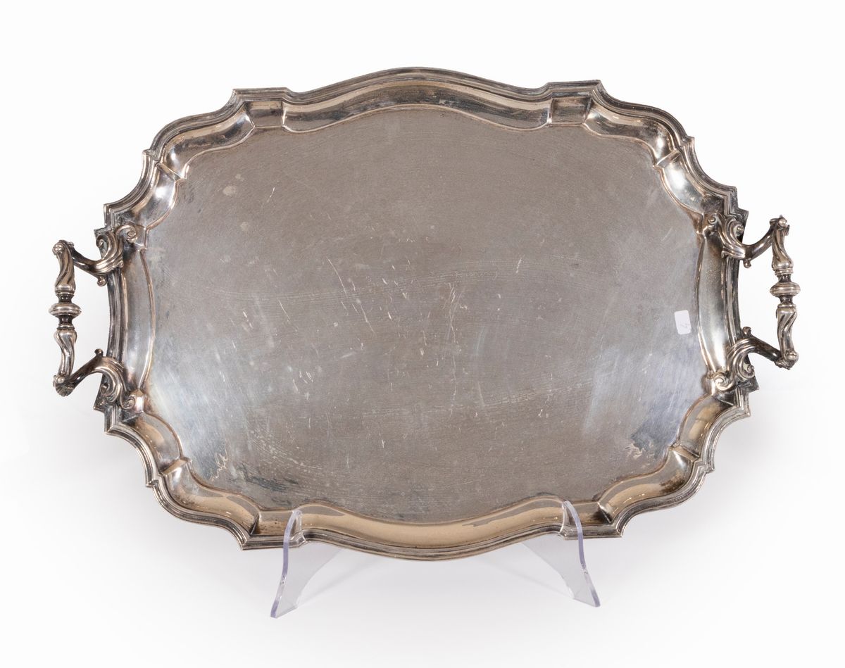 Vassoio Rettangolare in Argento
