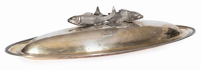 Pesciera Ovale in Argento