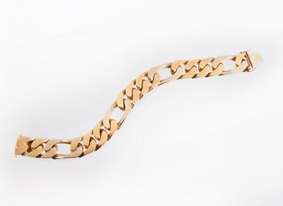 Settepassi Bracciale a Maglia Groumette in Oro Giallo