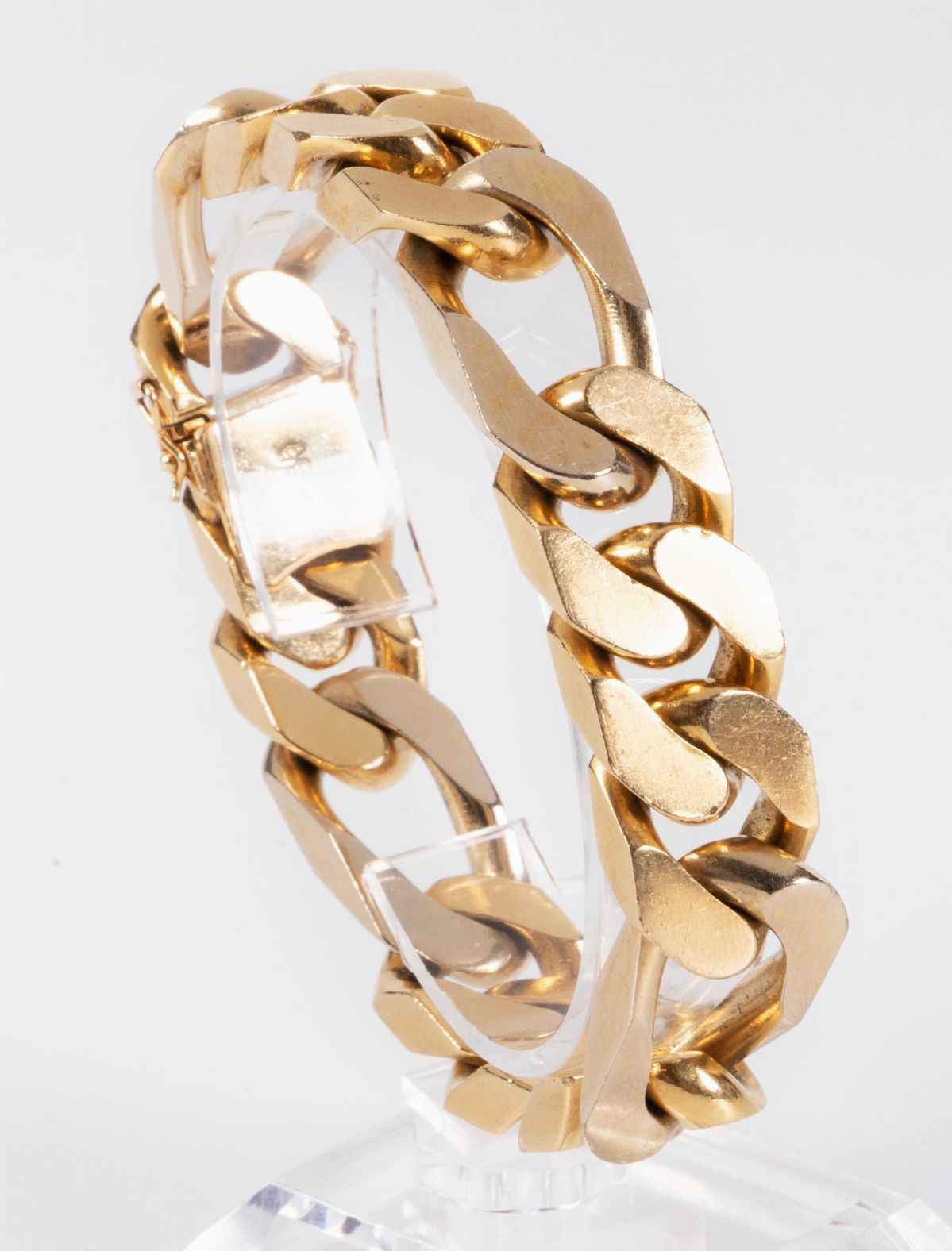 Settepassi Bracciale a Maglia Groumette in Oro Giallo