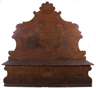 Coppia di Cassapanche Monumentali in Legno