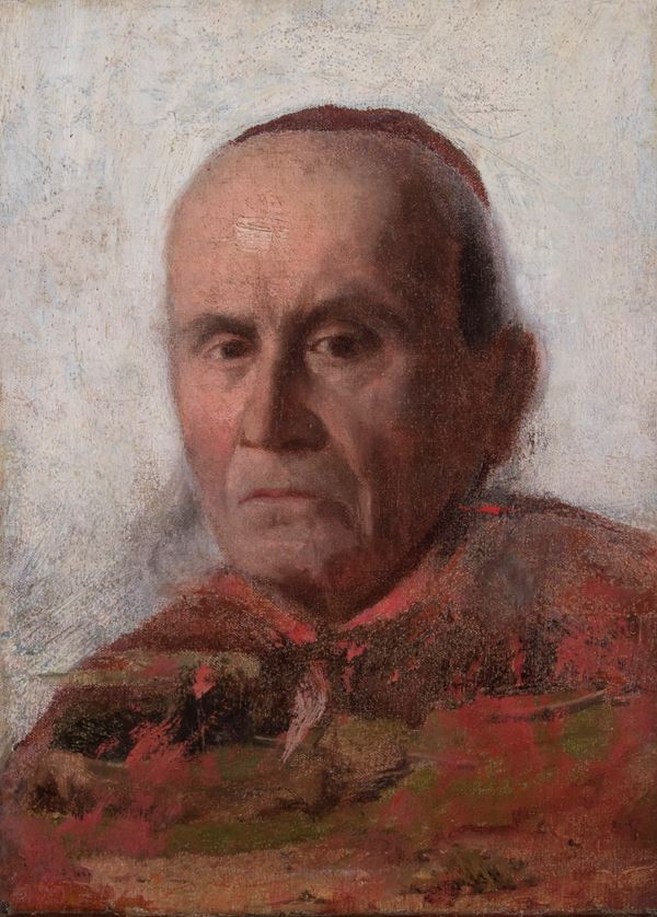 Ignoto del XIX secolo : Ritratto di prelato  - Olio su tela - Auction PARADE II - XIX AND XX CENTURY PAINTINGS AND SCULPTURES - Casa d'aste Farsettiarte