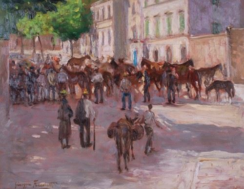 Giuseppe Fraschetti - Requisizione di Quadrupedi a Sorano