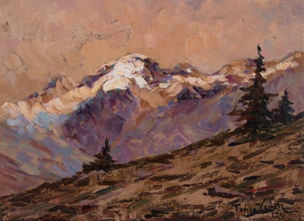 Felice Vellan - Cime nevose