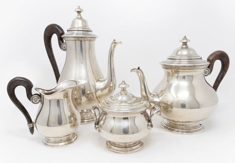 Servizio da Tè e Caffè in Argento