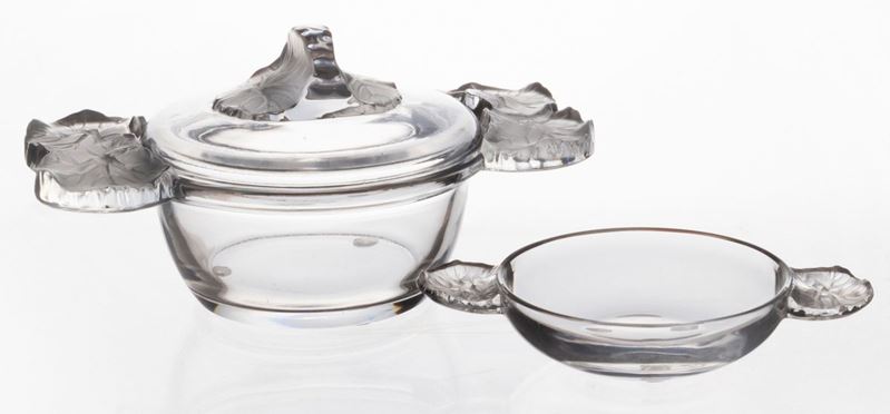Scatola e Ciotolina Lalique "honfleur"