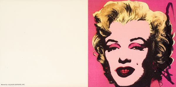 Andy Warhol : Marilyn Monroe  - Serigrafia a colori - Auction Paintings, Drawings,  [..]