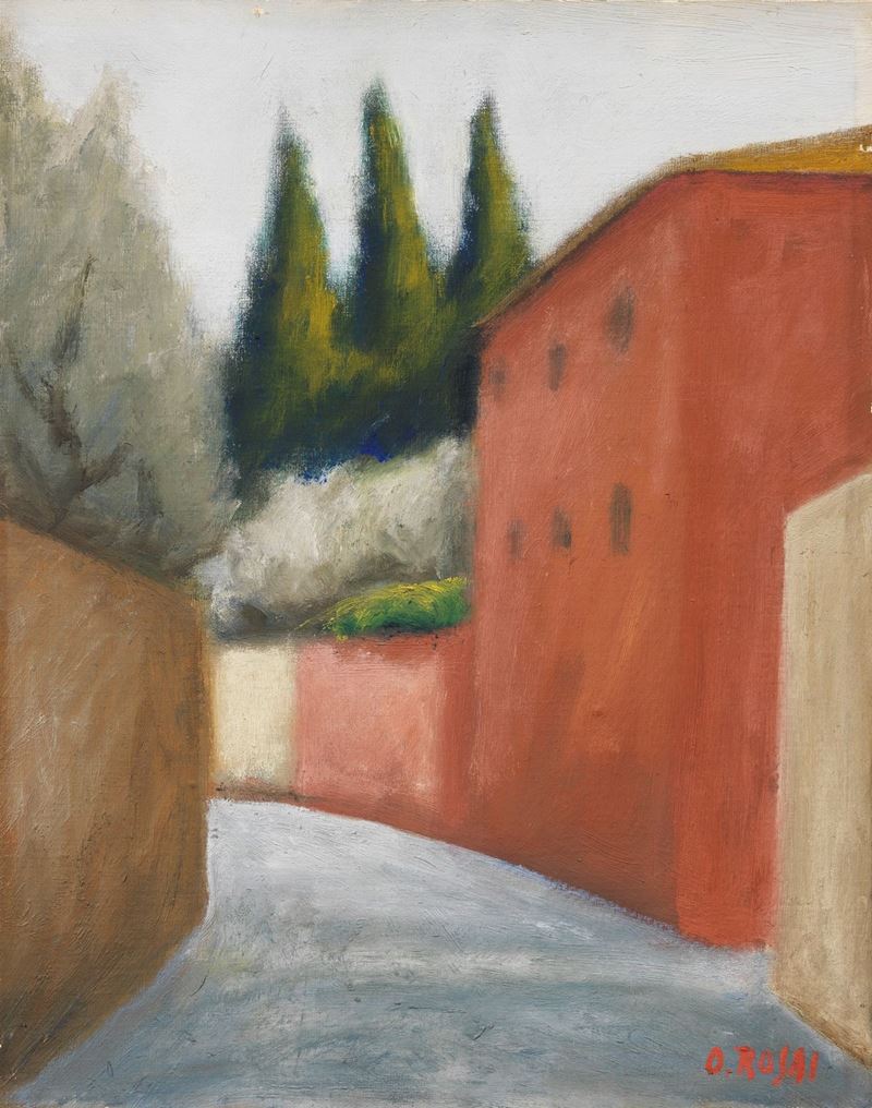 Ottone Rosai - Via San Leonardo (la Casa Rossa)