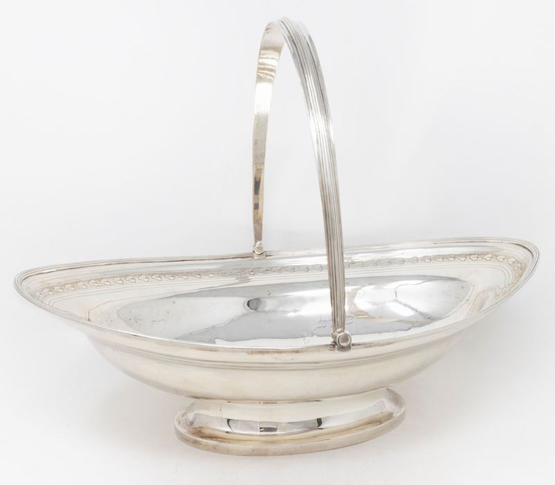 Antico Cesto in Argento Sterling John Edwards III