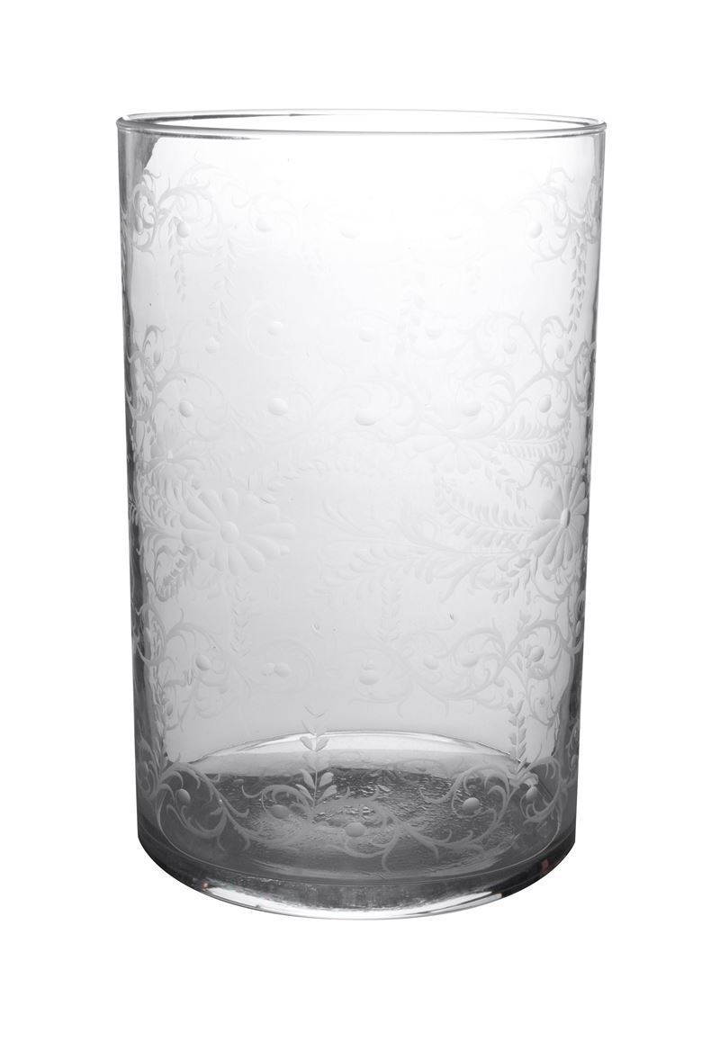 Grande Vaso Cilindrico in Vetro