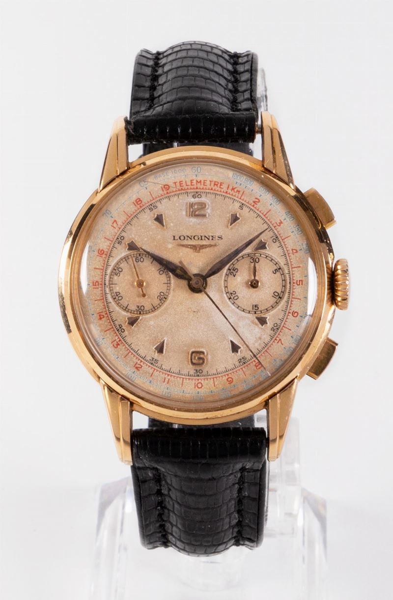 Longines Cronografo Orologio da Polso, Anni Cinquanta