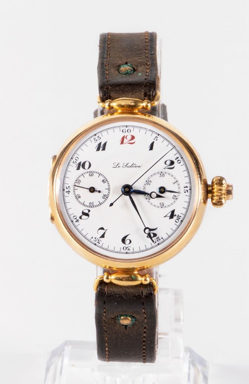 Le Saleve Cronografo Orologio da Polso, Anni Trenta