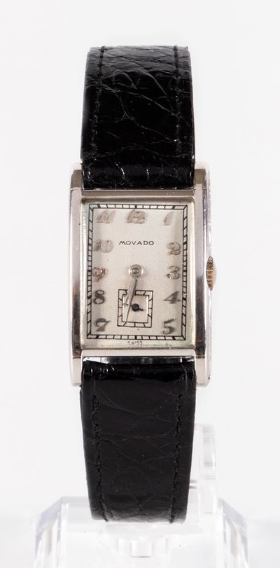 Movado Platino Elegant Orologio da Polso, Ref. 048, Anni Trenta-quaranta