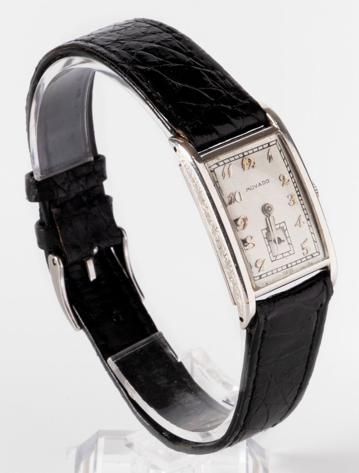 Movado Platino Elegant Orologio da Polso, Ref. 048, Anni Trenta-quaranta