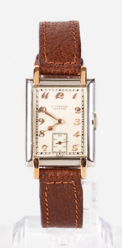 Gubelin Elegant di Forma Orologio da Polso, Anni Quaranta