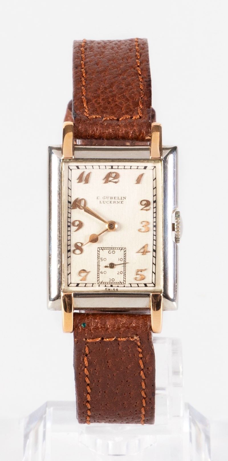 Gubelin Elegant di Forma Orologio da Polso, Anni Quaranta