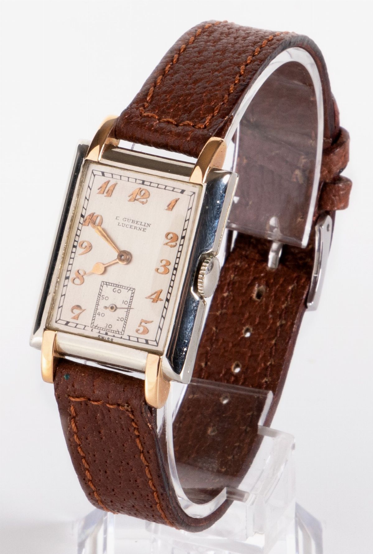 Gubelin Elegant di Forma Orologio da Polso, Anni Quaranta