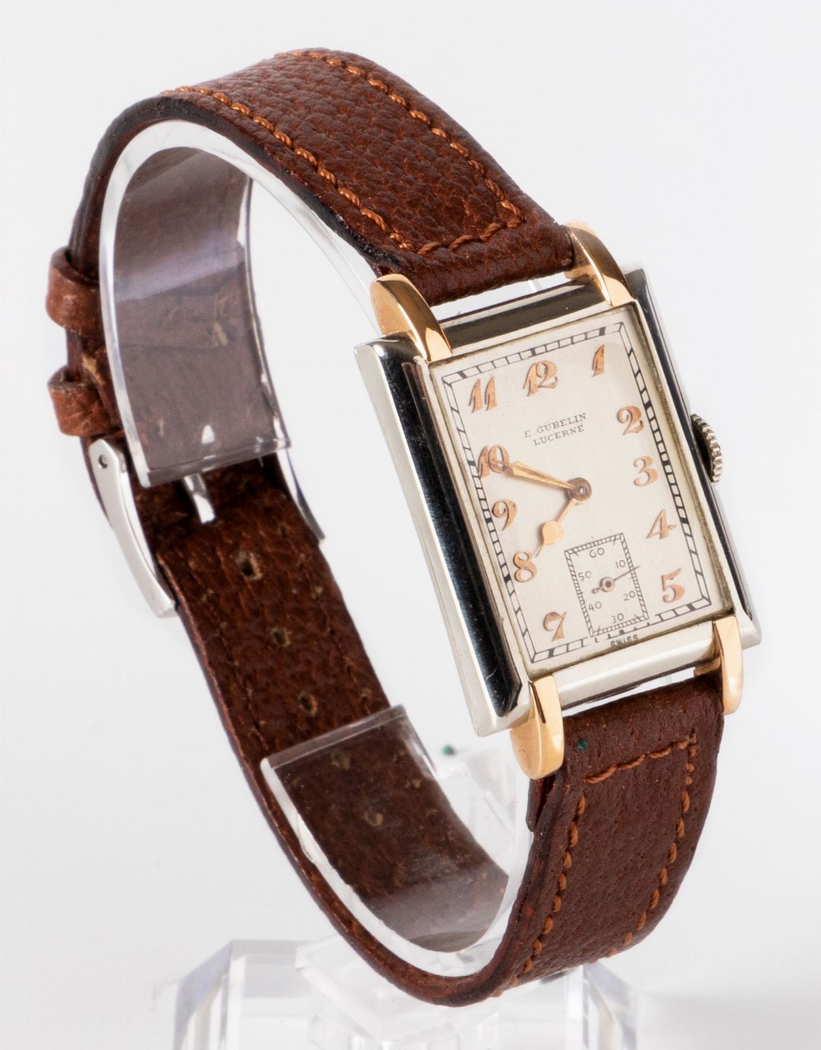 Gubelin Elegant di Forma Orologio da Polso, Anni Quaranta