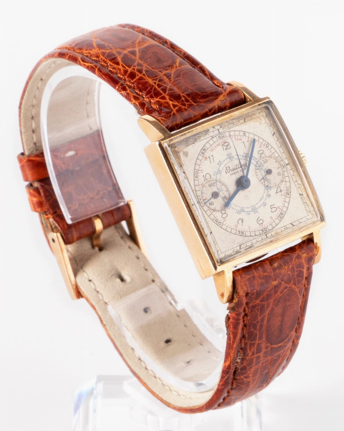 Breitling Cronografo Cioccolatino Orologio da Polso, Anni Cinquanta