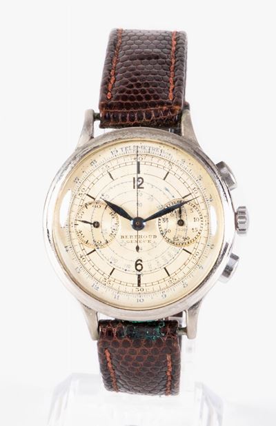 Berthoud Cronografo Orologio da Polso, Anni Quaranta-cinquanta