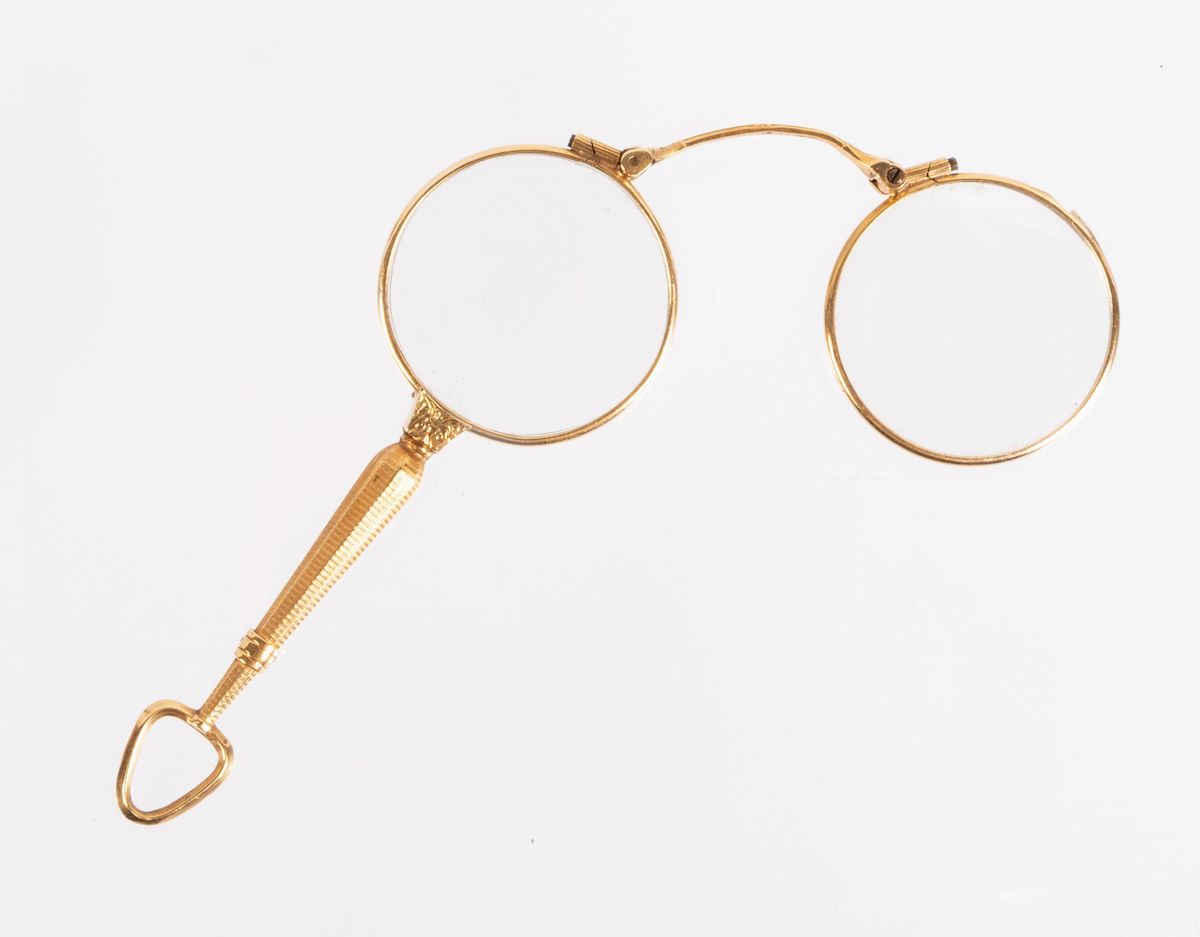 Antica Lorgnette in Oro Giallo